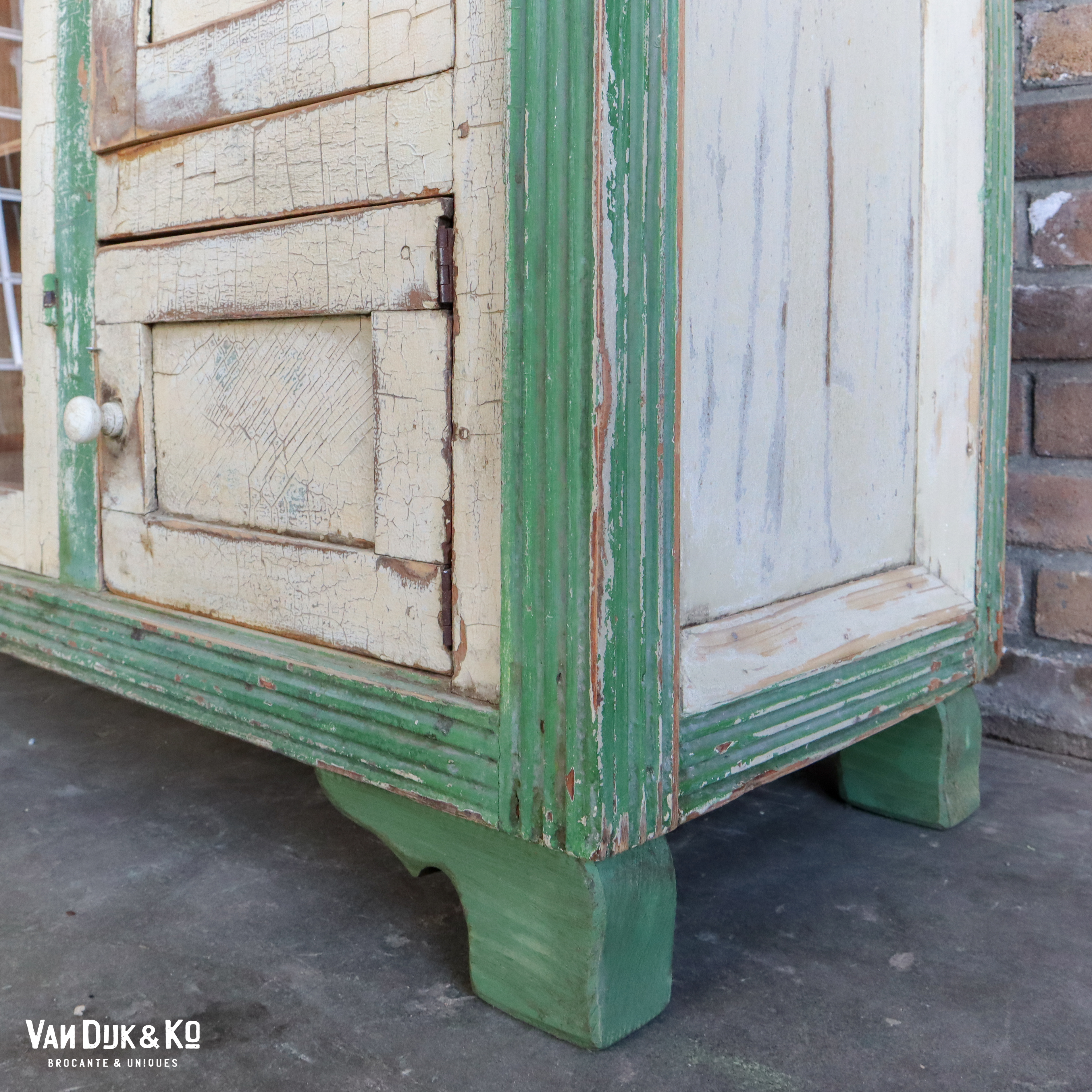 Brocante wandkast - Afbeelding 8