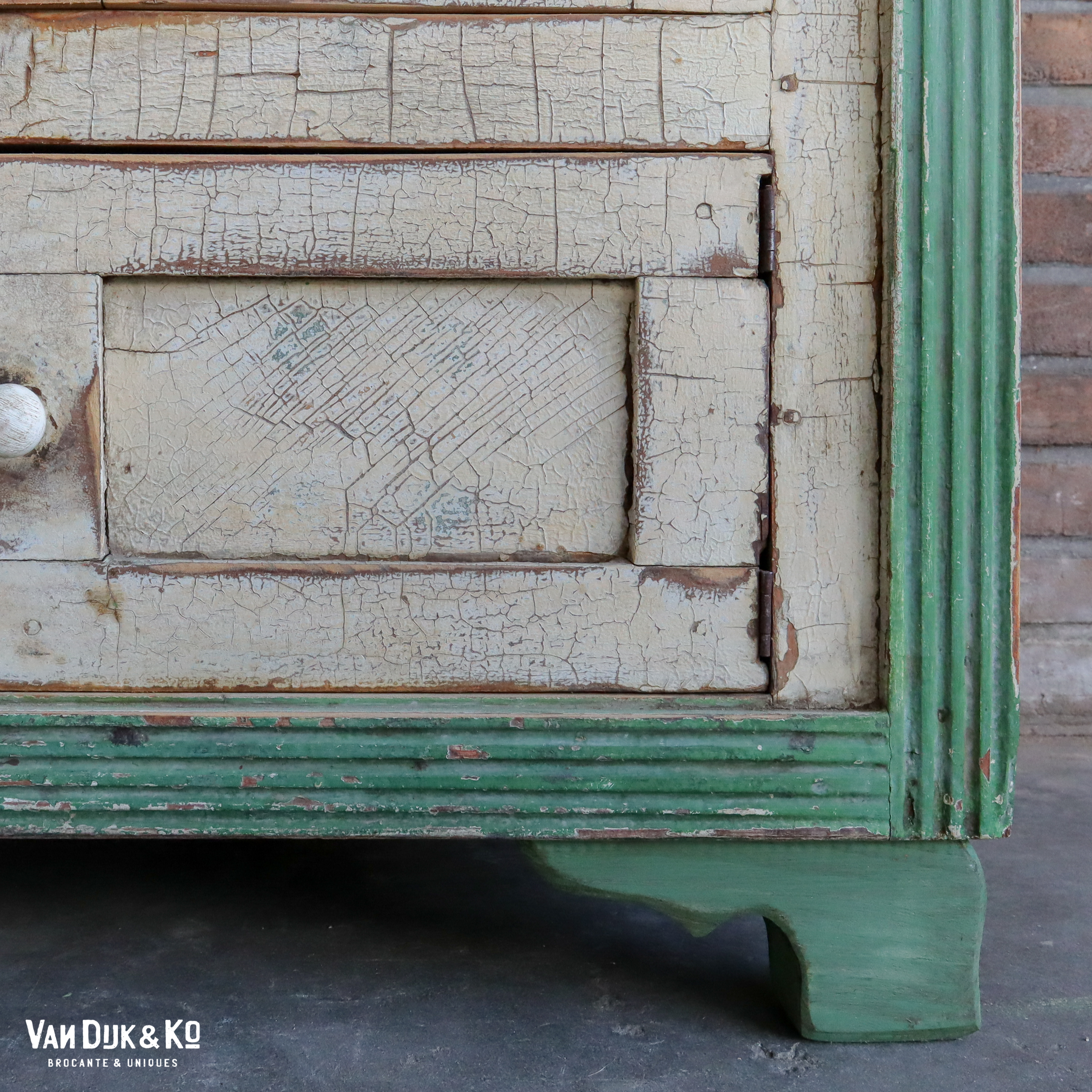 Brocante wandkast - Afbeelding 9