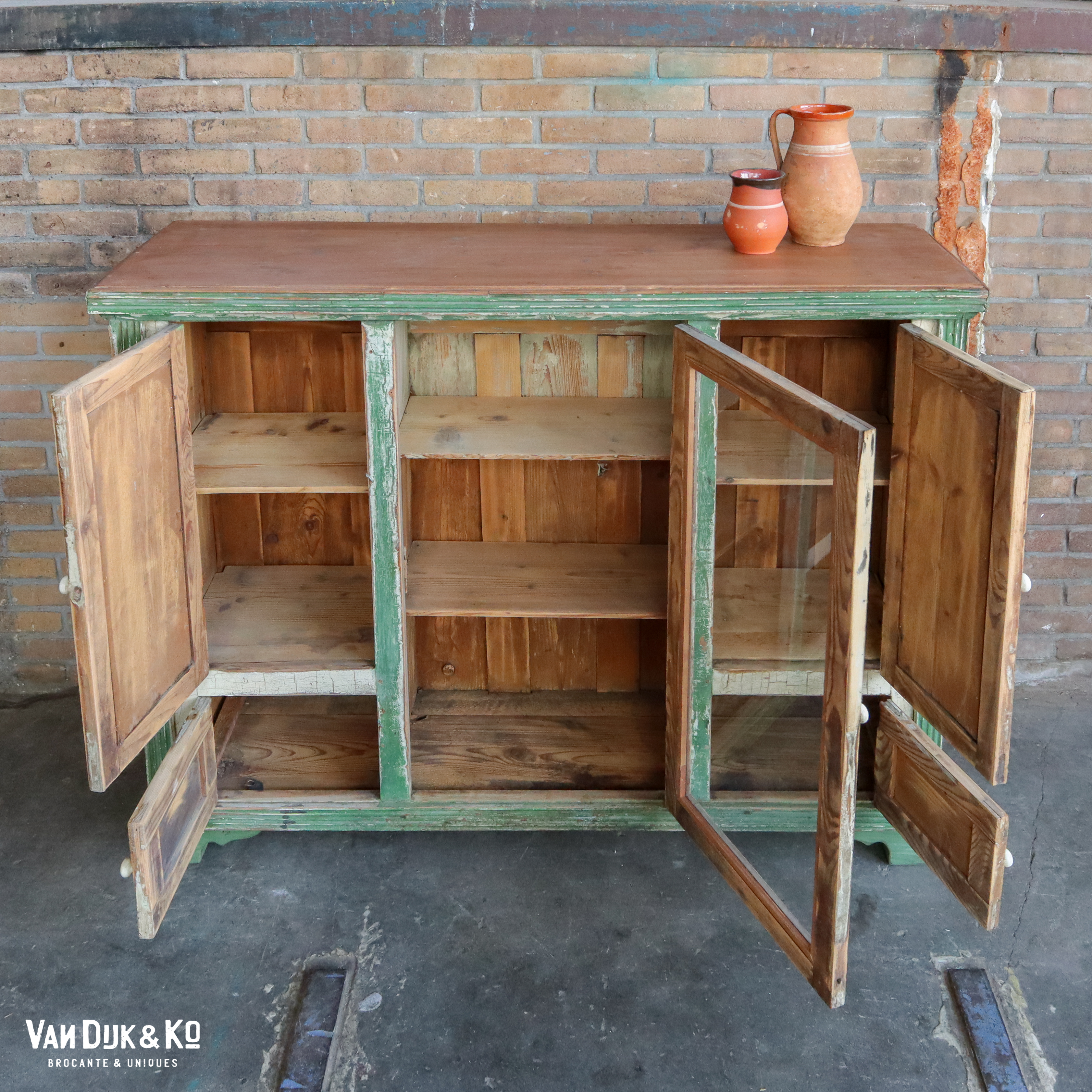 Brocante wandkast - Afbeelding 4
