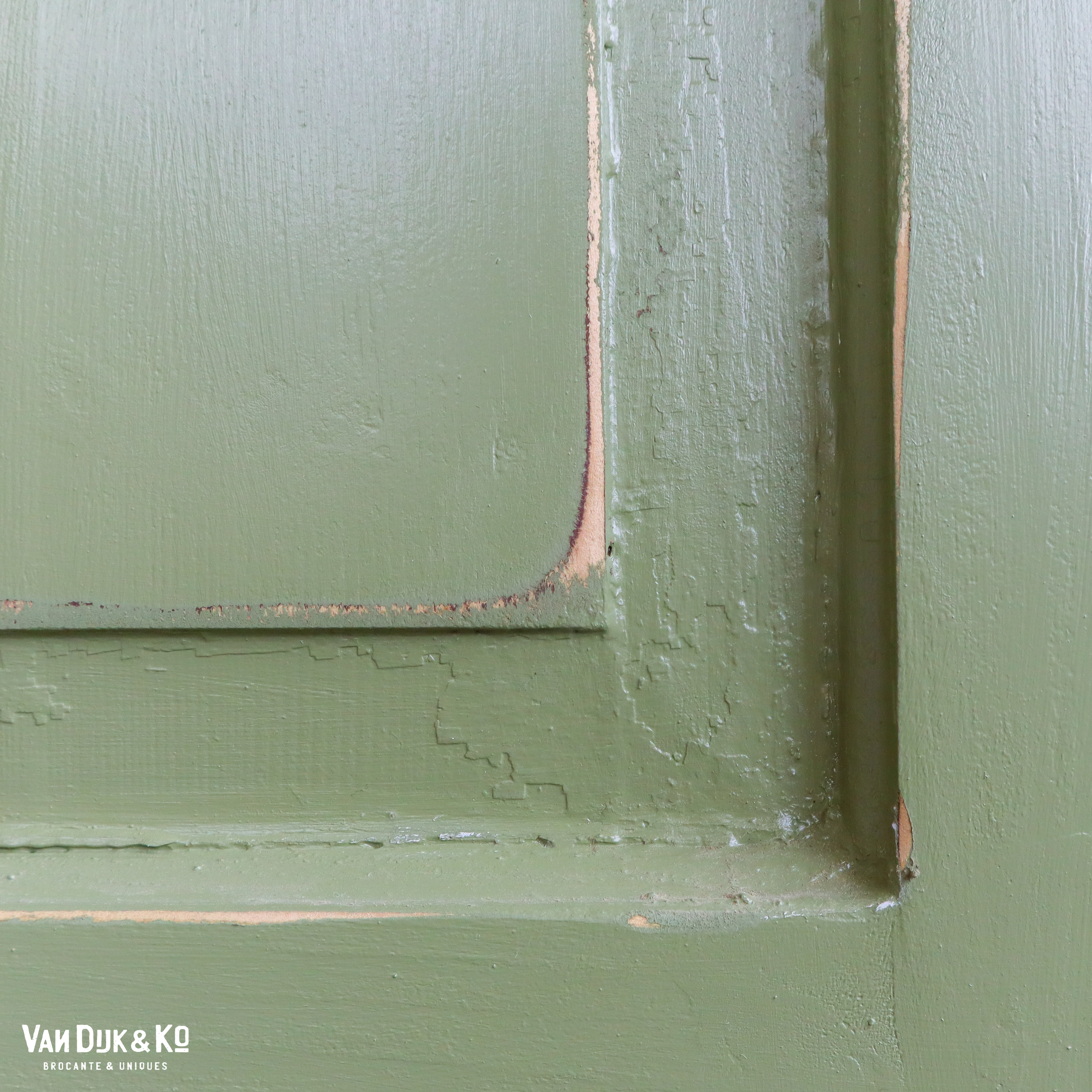 Groene tweedeurs kast - Afbeelding 8