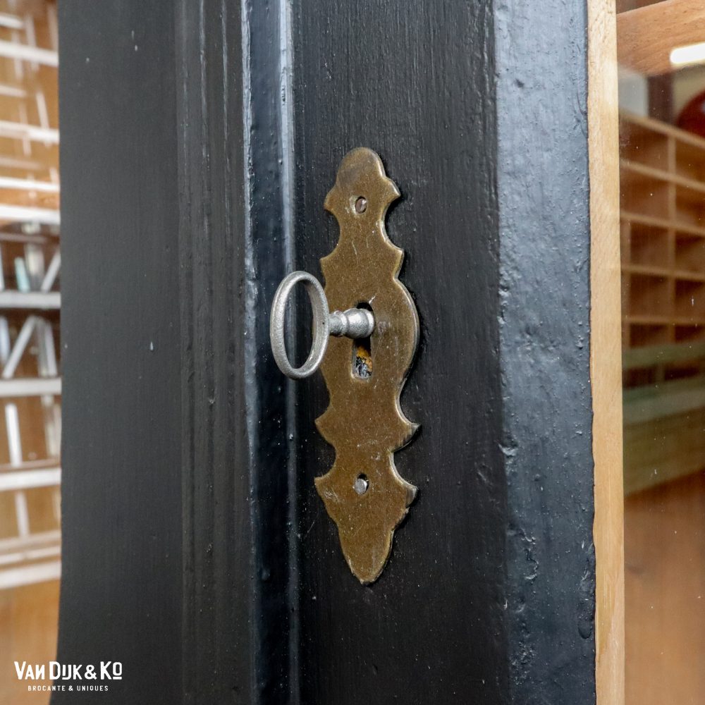 Zwarte vitrine kast - Afbeelding 7