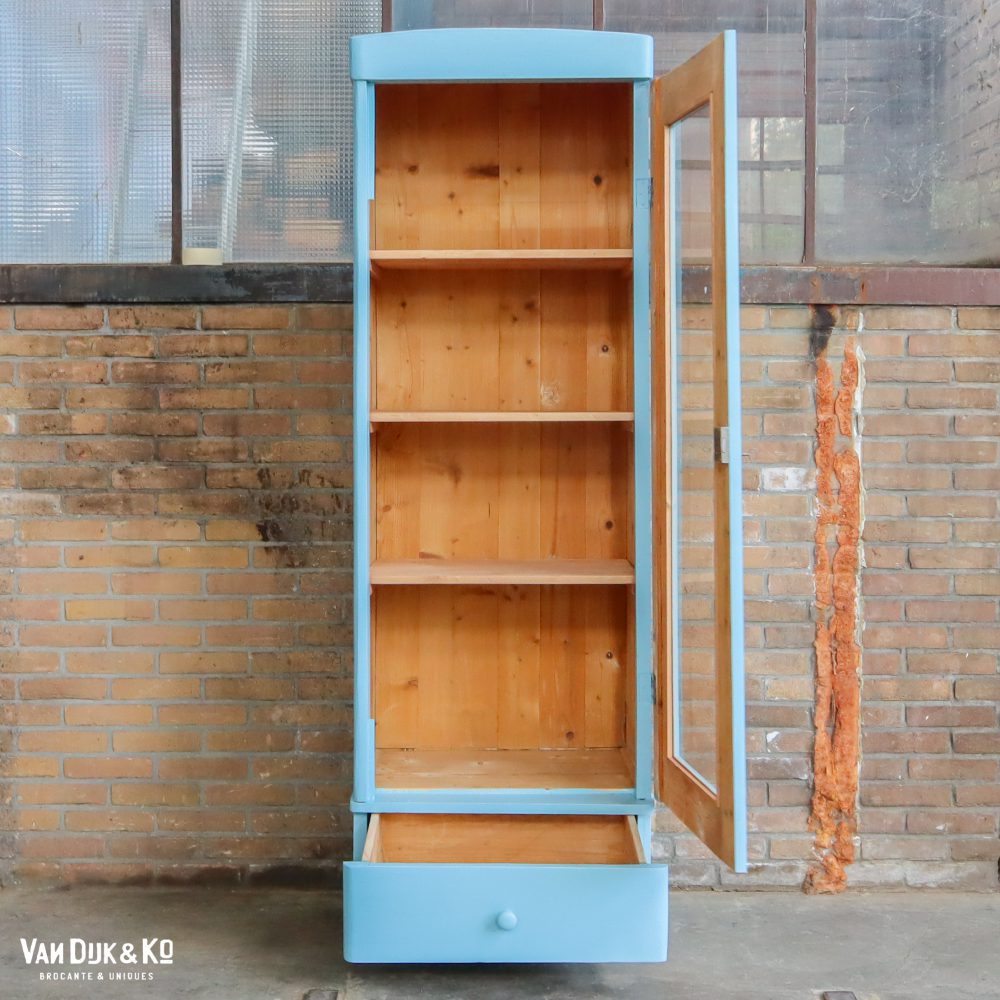 Blauwe eendeurs kast - Afbeelding 2