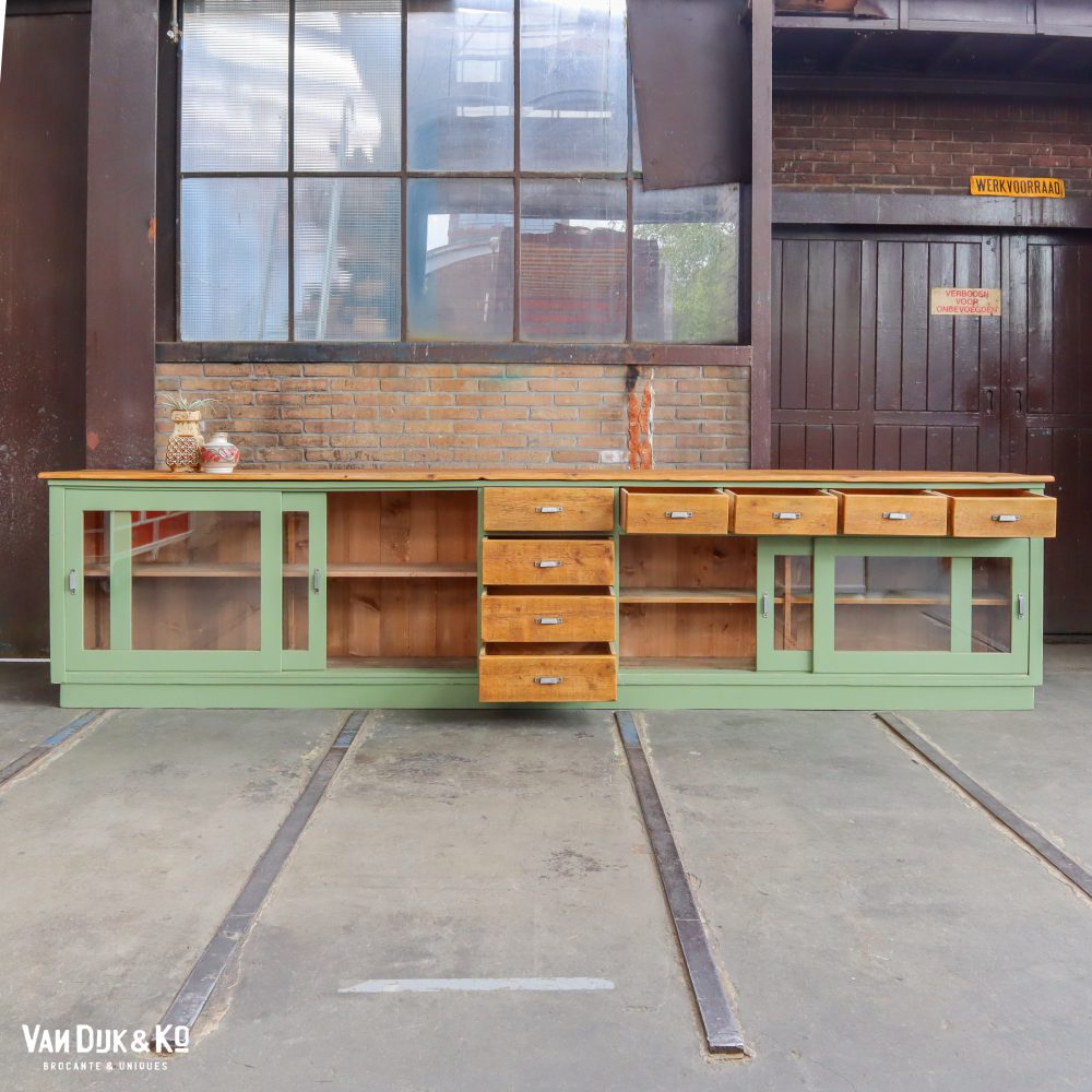 Brocante groene toog - Afbeelding 2