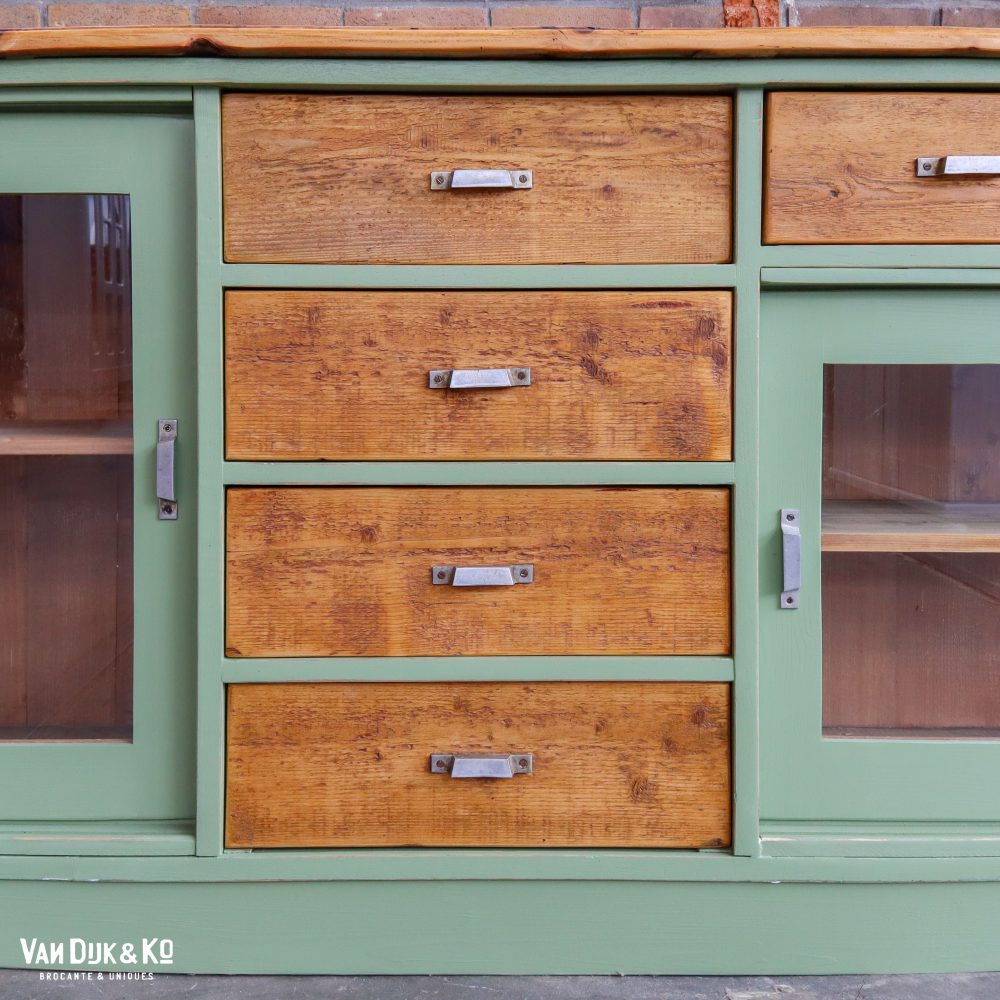 Brocante groene toog - Afbeelding 6