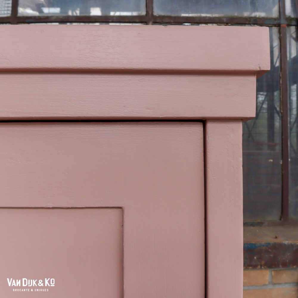 Roze eendeurs linnenkast - Afbeelding 5