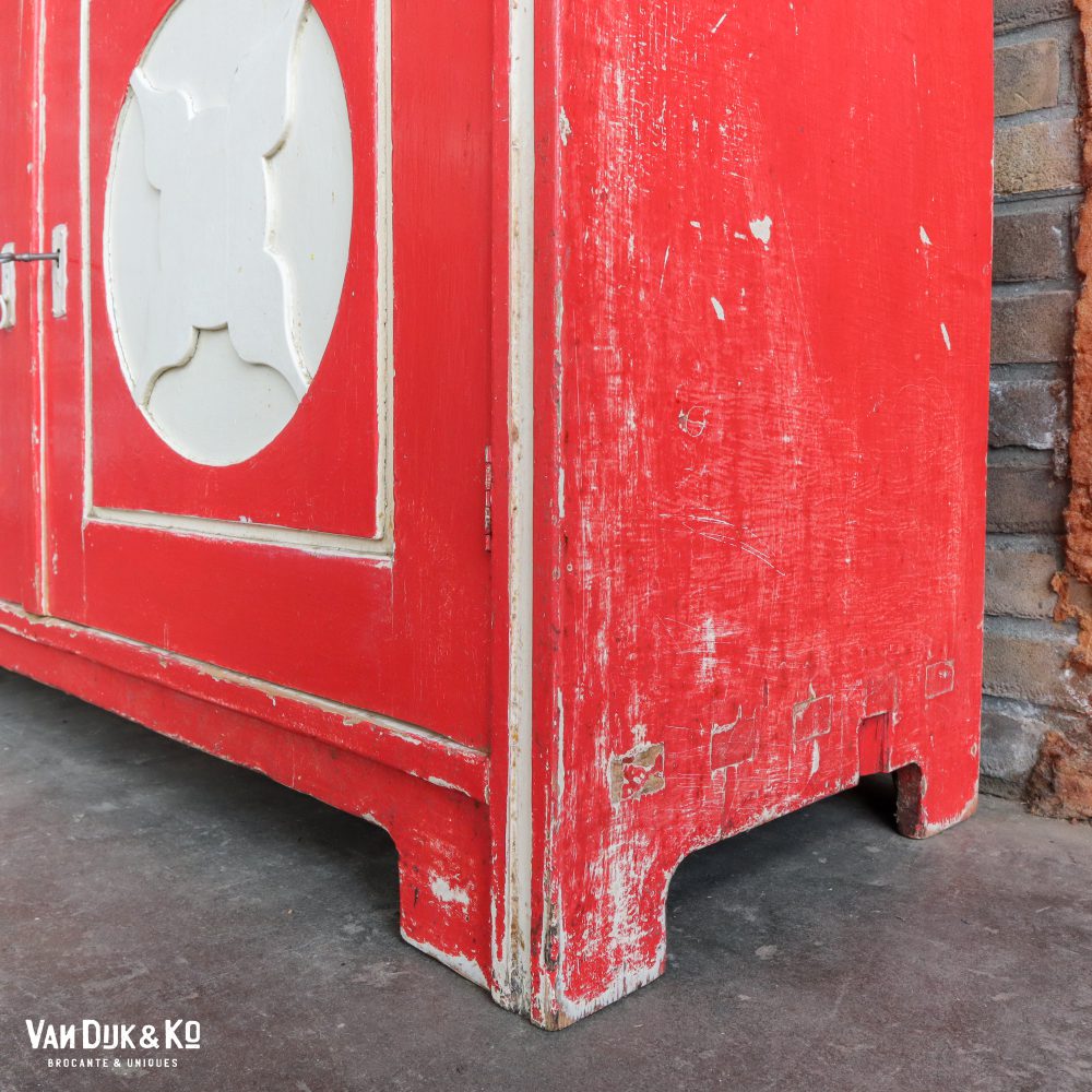 Rood-witte buffetkast - Afbeelding 7