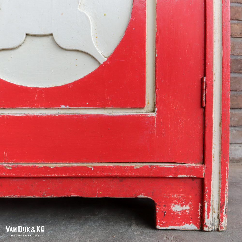 Rood-witte buffetkast - Afbeelding 8