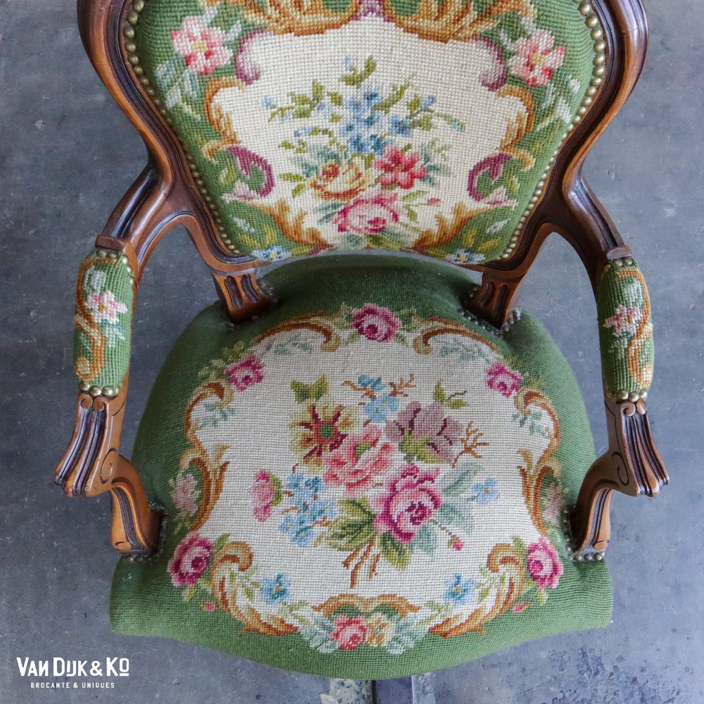 Vintage Louis XV stoel - Afbeelding 2