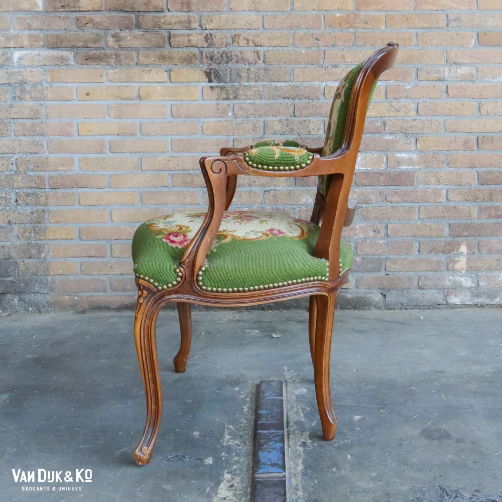 Vintage Louis XV stoel - Afbeelding 4