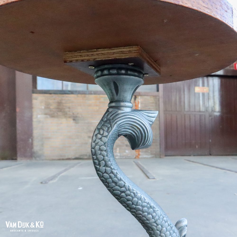 Vintage bijzettafel met Koi Karper - Afbeelding 6