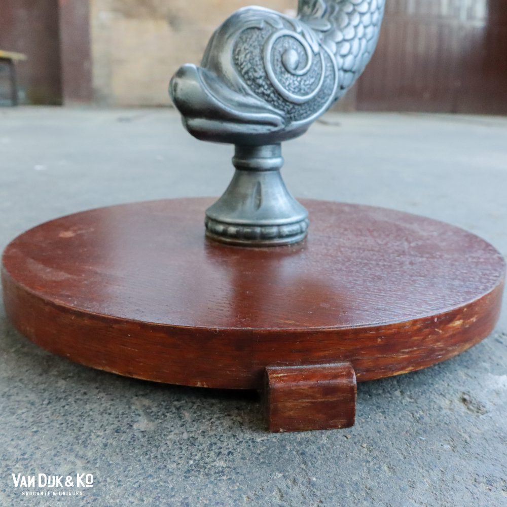 Vintage bijzettafel met Koi Karper - Afbeelding 4