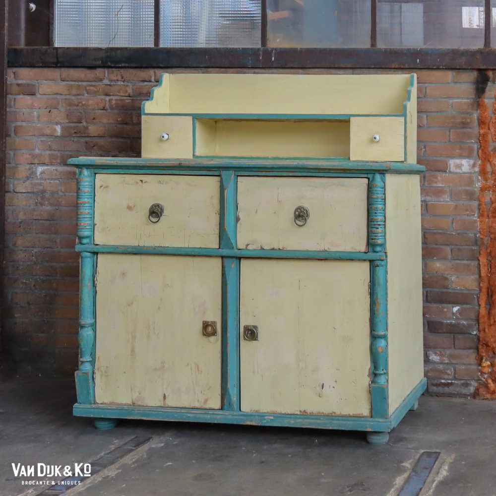 Brocante wandkast - Afbeelding 2