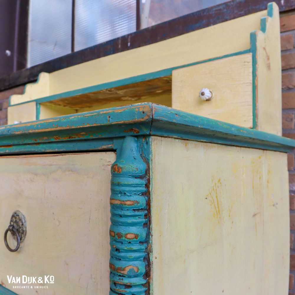 Brocante wandkast - Afbeelding 4