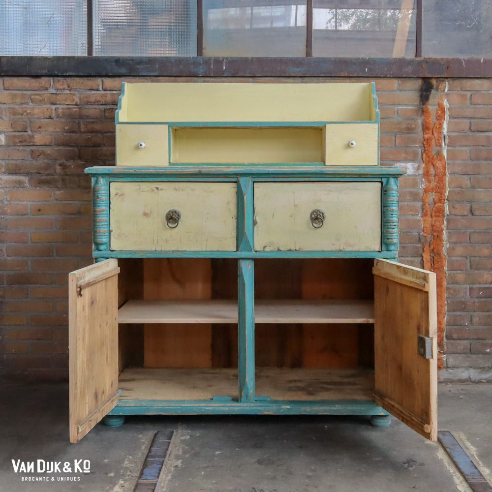 Brocante wandkast - Afbeelding 3