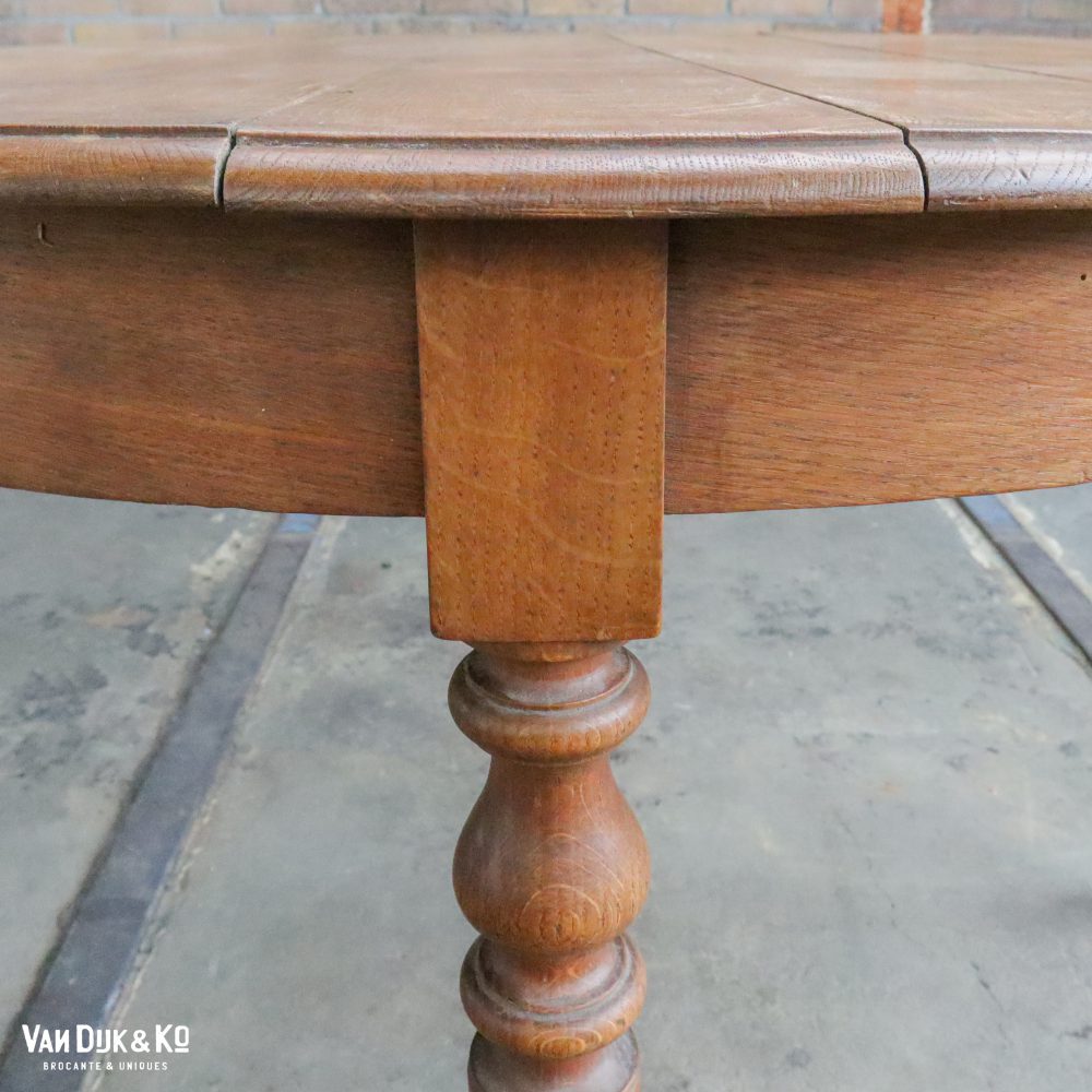 Antieke ronde tafel - Afbeelding 5