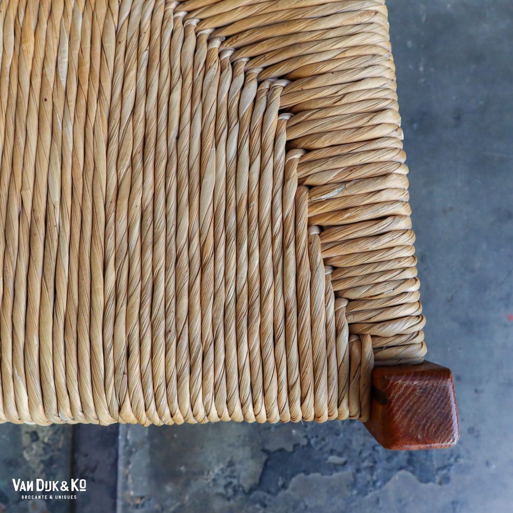 Vintage stoelen met rieten zitting - Afbeelding 11