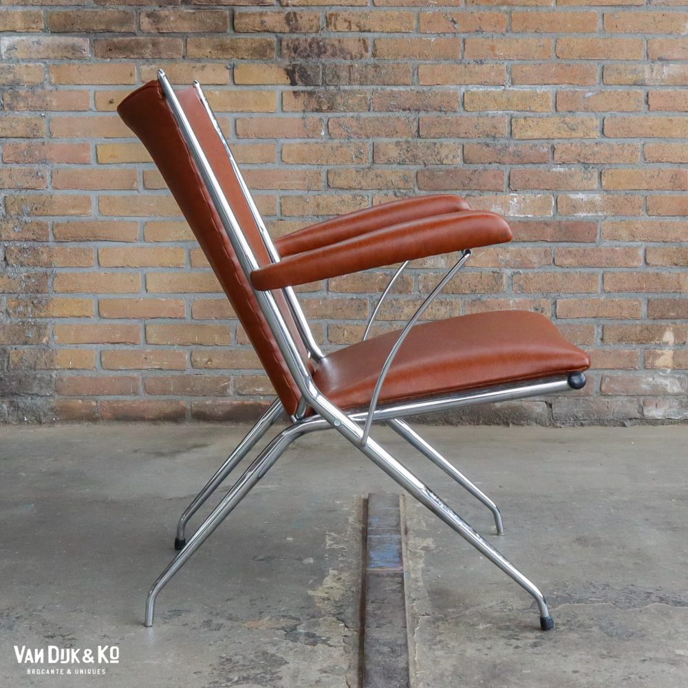 Vintage klapfauteuil - Afbeelding 3