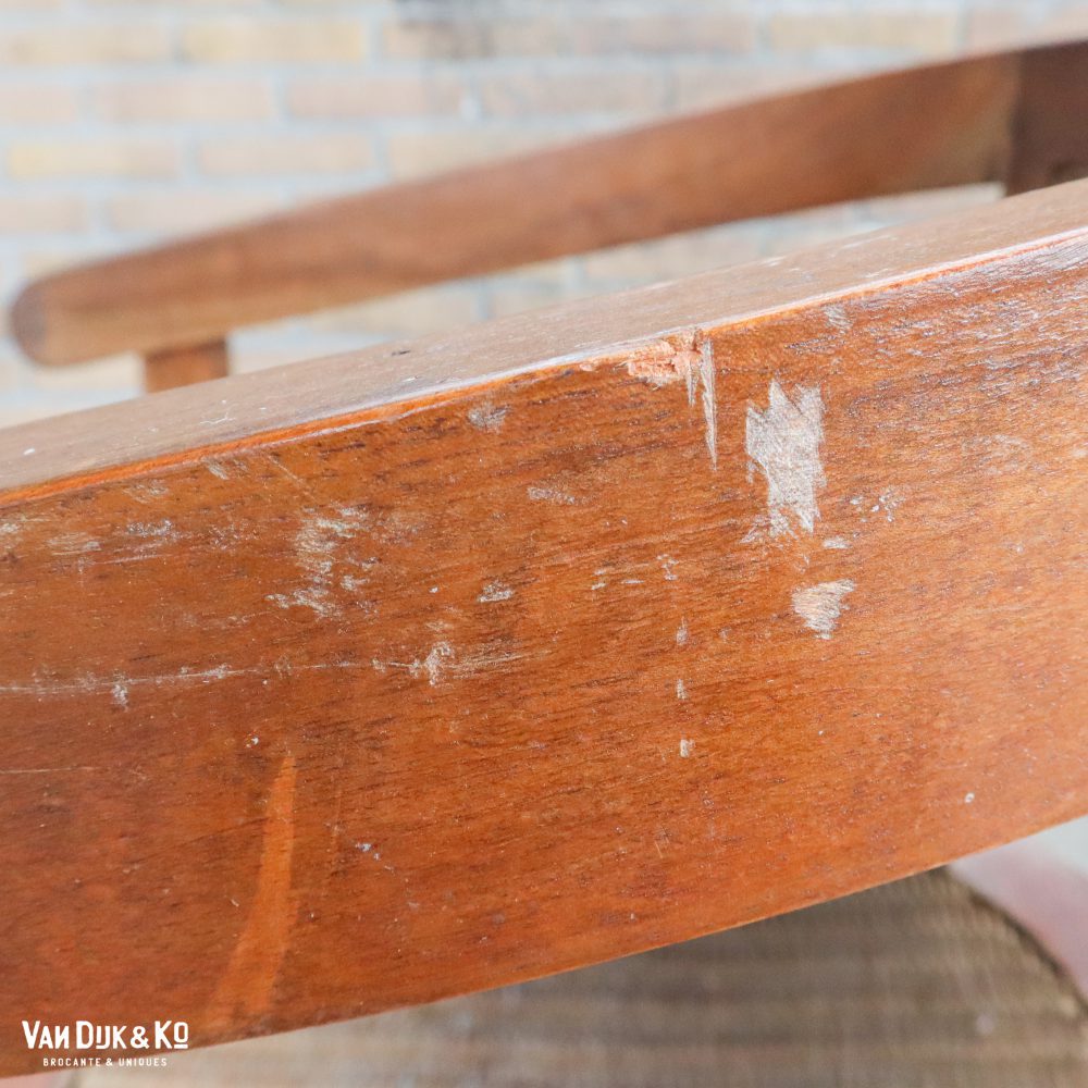 Houten stoel met armleuning - Afbeelding 9