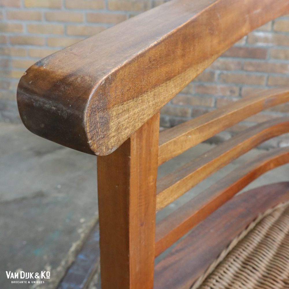 Houten stoel met armleuning - Afbeelding 8