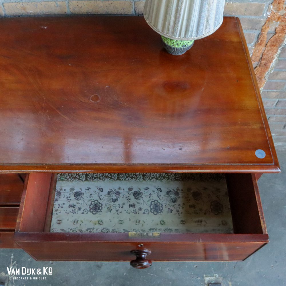 Vintage houten ladekast - Afbeelding 4
