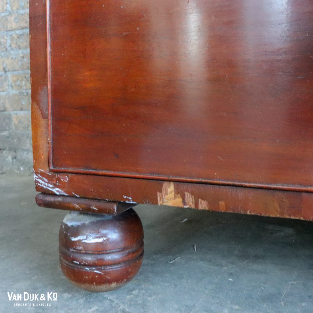 Vintage houten ladekast - Afbeelding 7