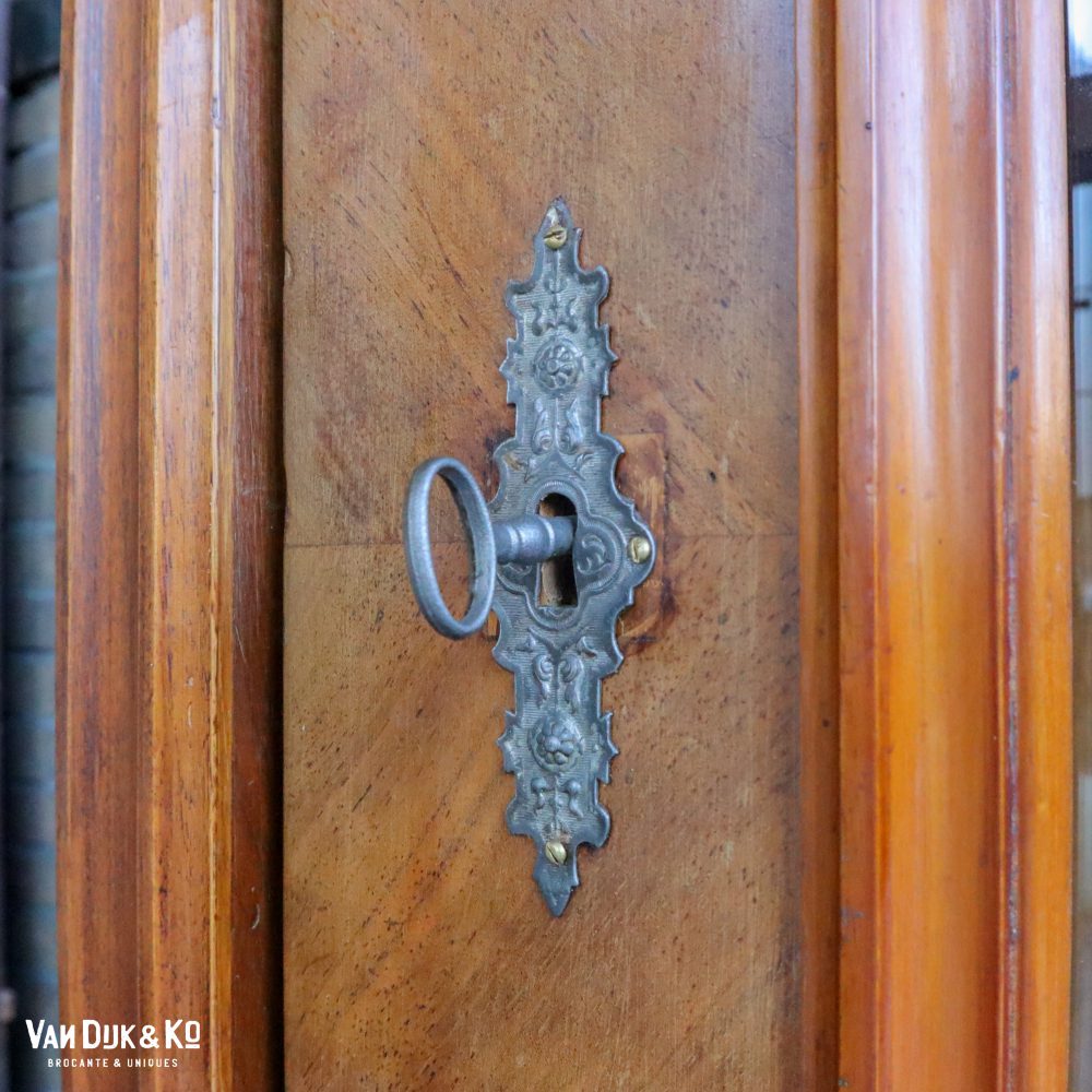 Brocante eendeurs vitrinekast - Afbeelding 10