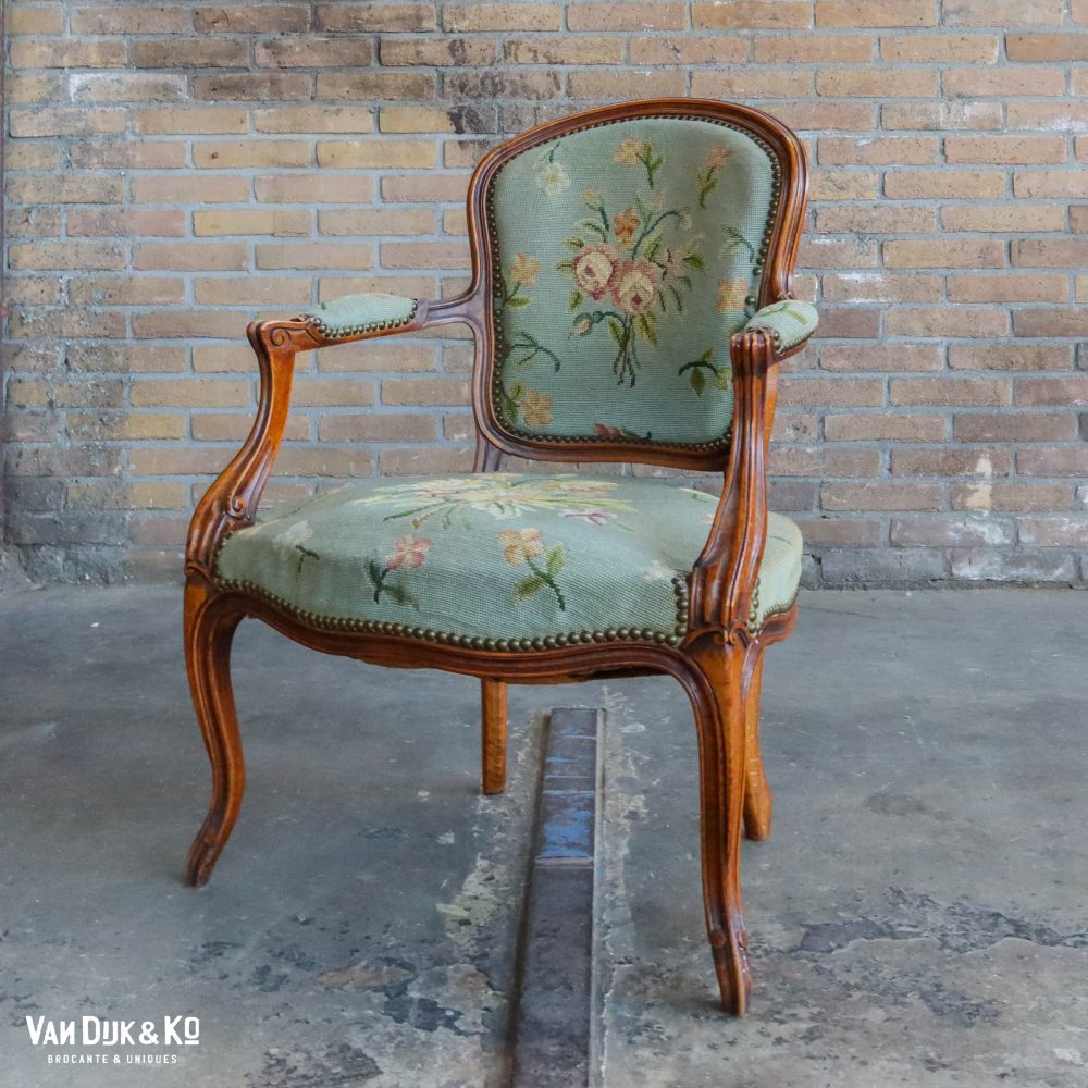 Vintage Louis XV stoel