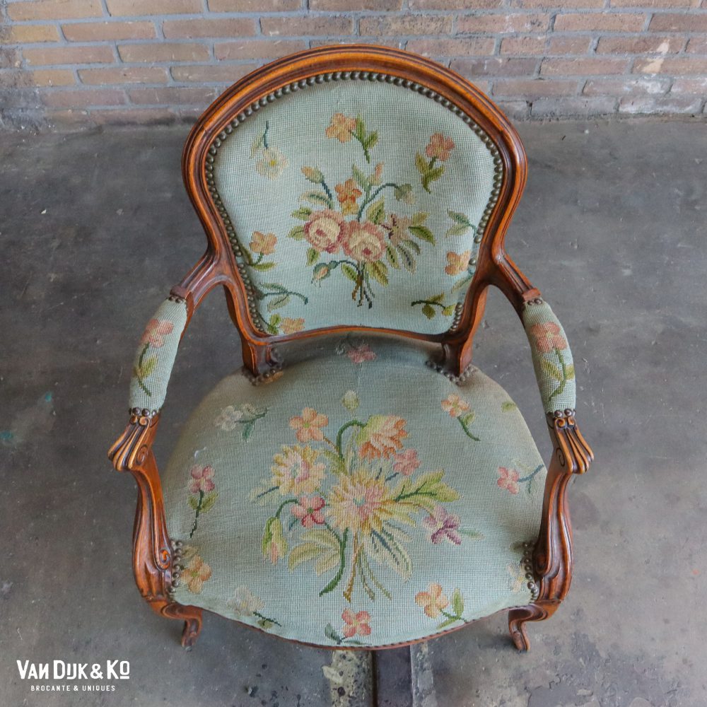 Vintage Louis XV stoel - Afbeelding 2