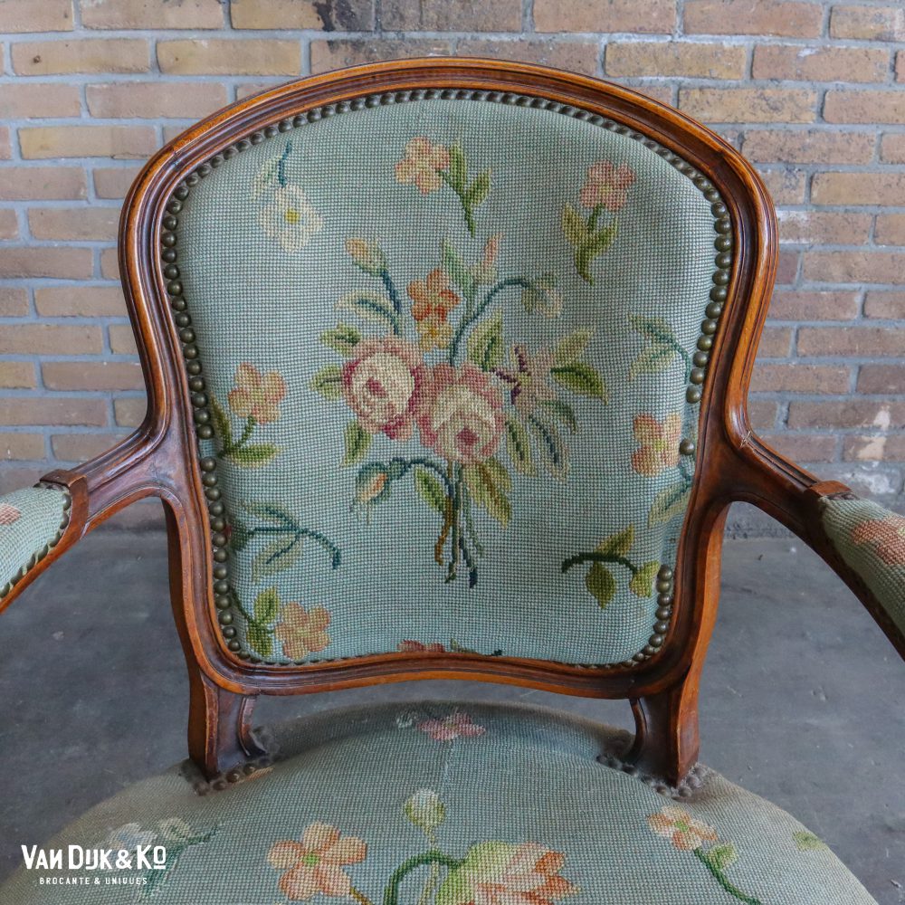 Vintage Louis XV stoel - Afbeelding 3