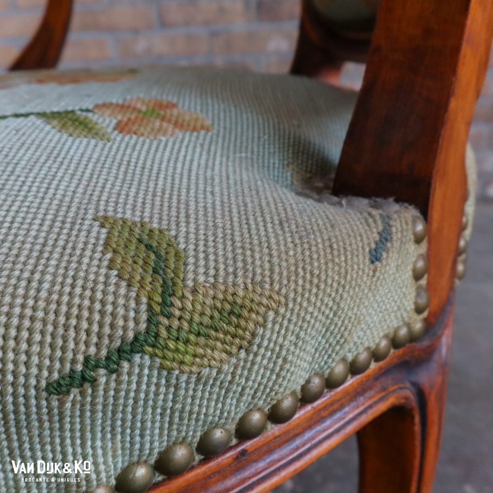 Vintage Louis XV stoel - Afbeelding 8