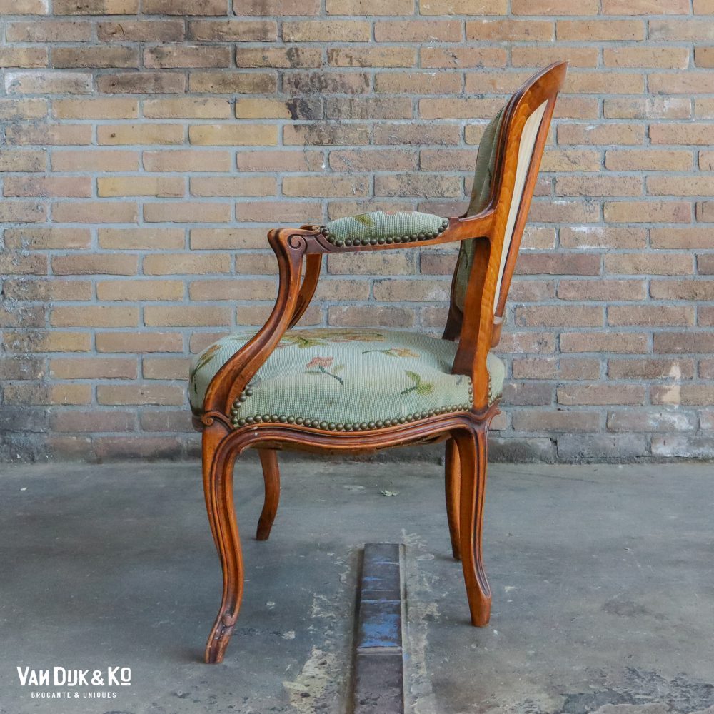 Vintage Louis XV stoel - Afbeelding 5