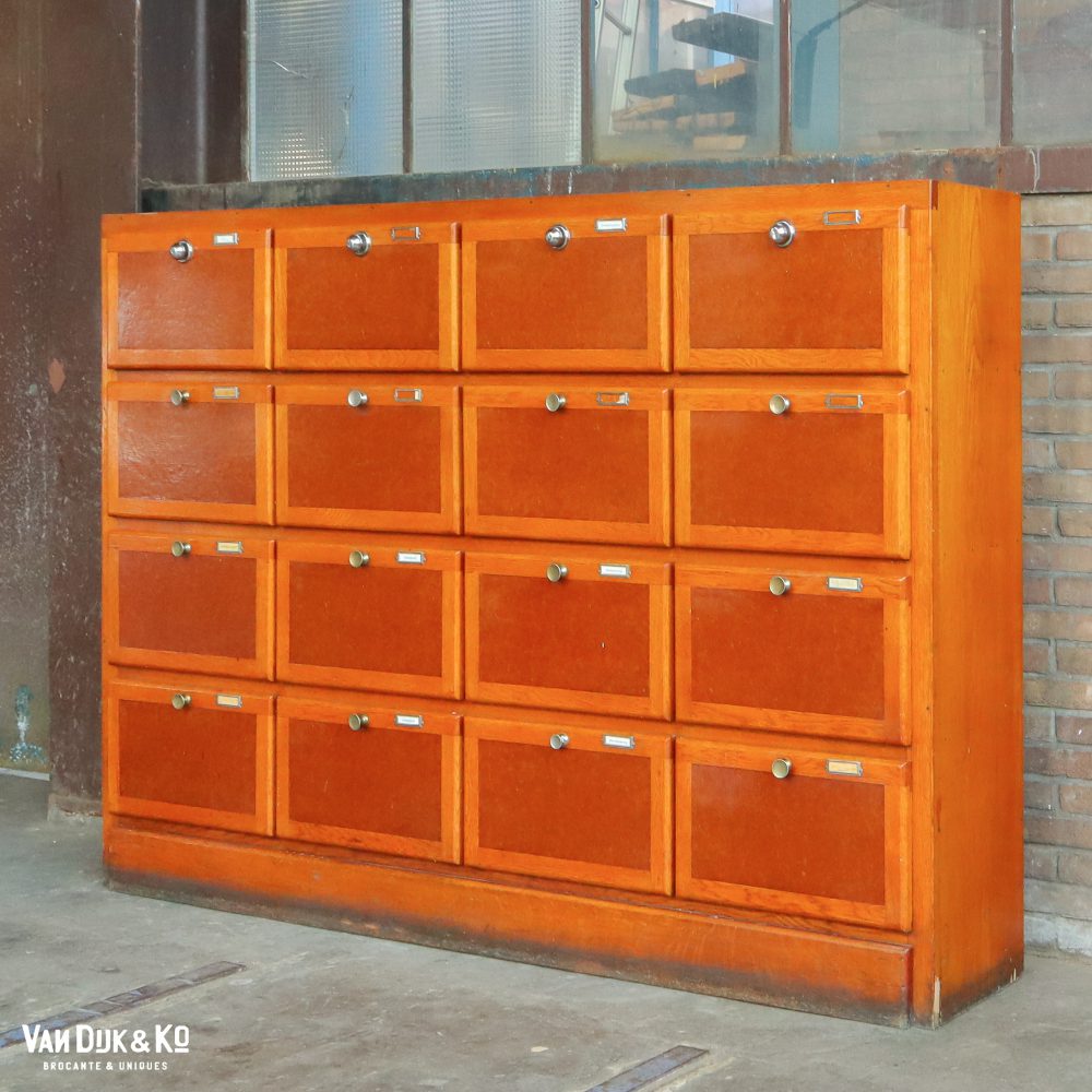 Vintage kleppenkast - Afbeelding 3