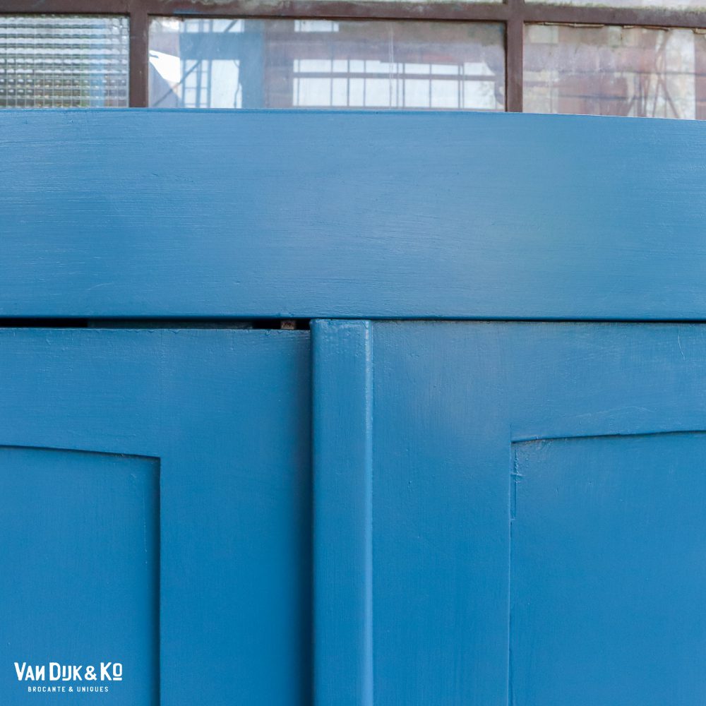 Blauwe tweedeurs kast - Afbeelding 6