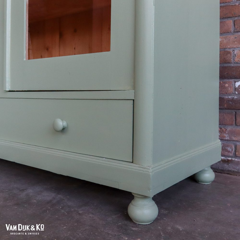 Mintgroene vitrinekast - Afbeelding 5