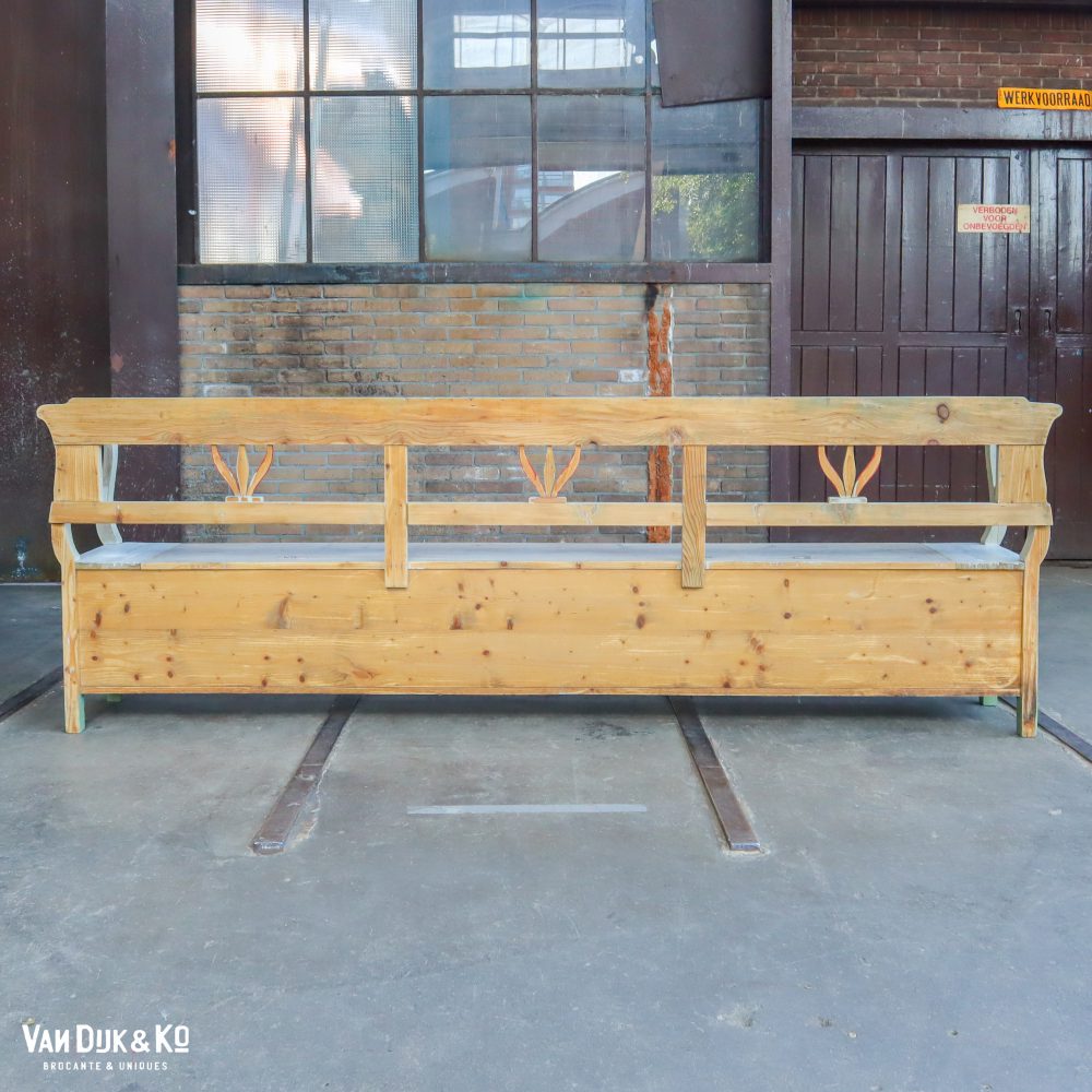 Hongaarse houten klepbank - Afbeelding 13