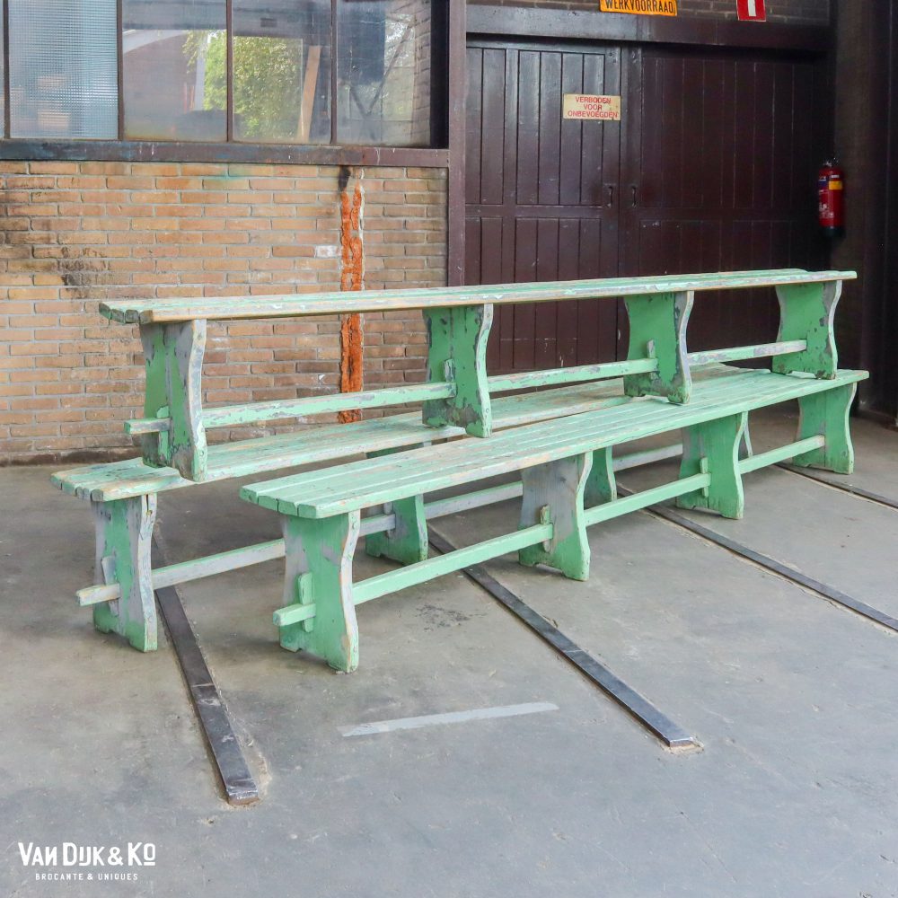 Lange brocante bank(en) - Afbeelding 8