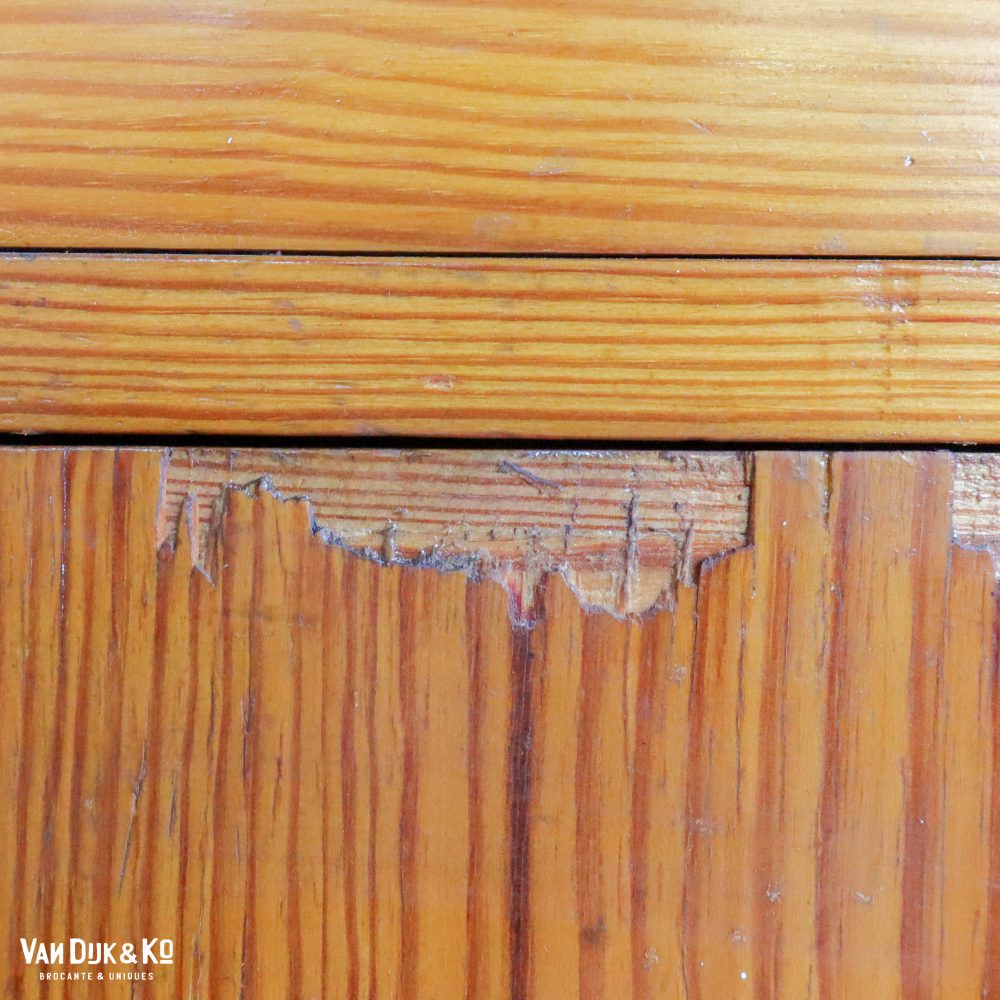 Houten vintage dressoir - Afbeelding 10
