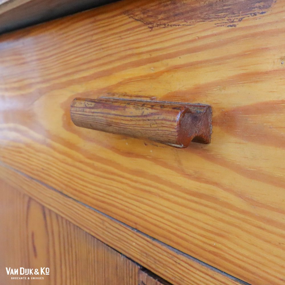 Houten vintage dressoir - Afbeelding 8