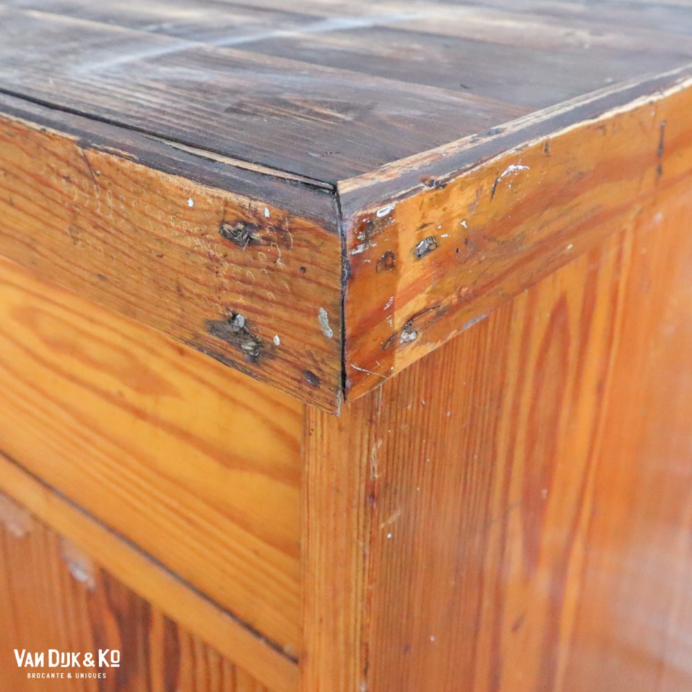 Houten vintage dressoir - Afbeelding 7