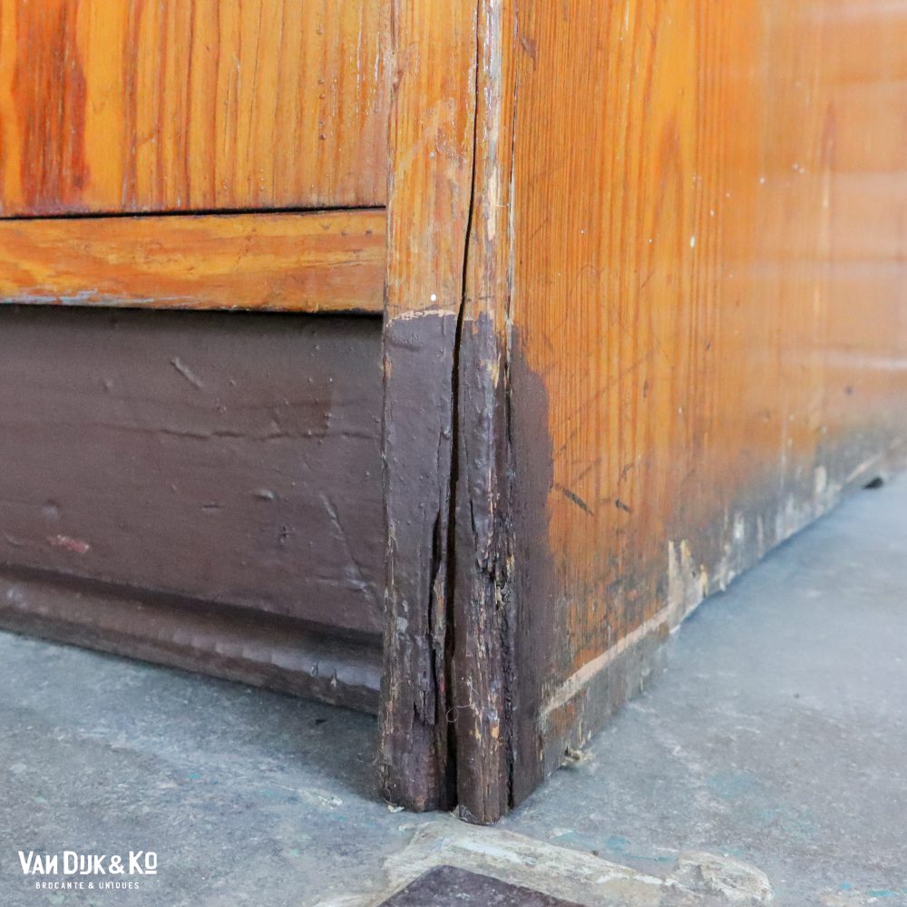 Houten vintage dressoir - Afbeelding 12