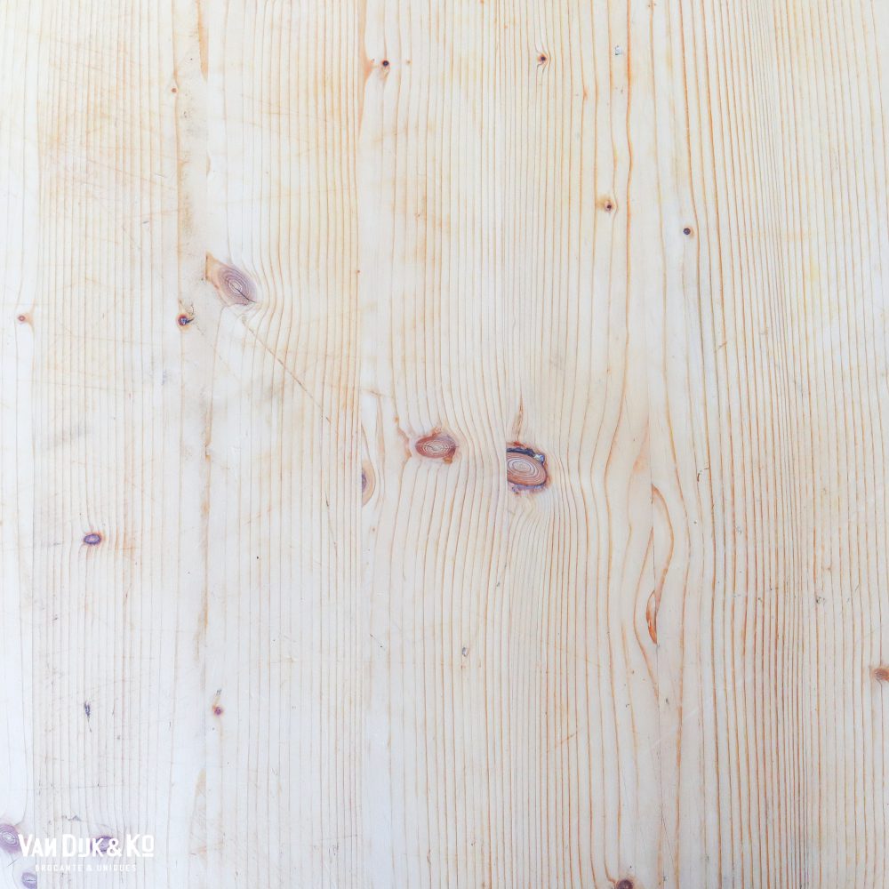 Houten kruispoot werktafel - Afbeelding 4