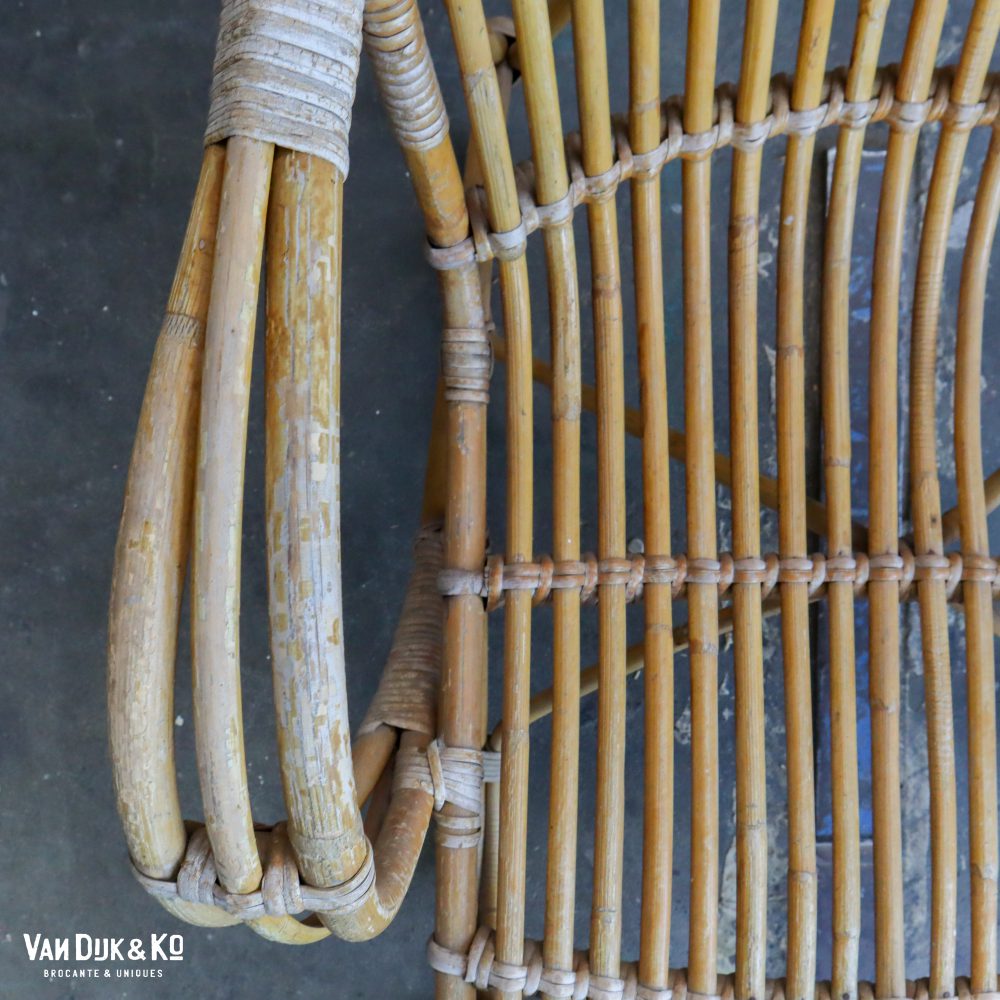 Vintage Rotan stoel - Afbeelding 5