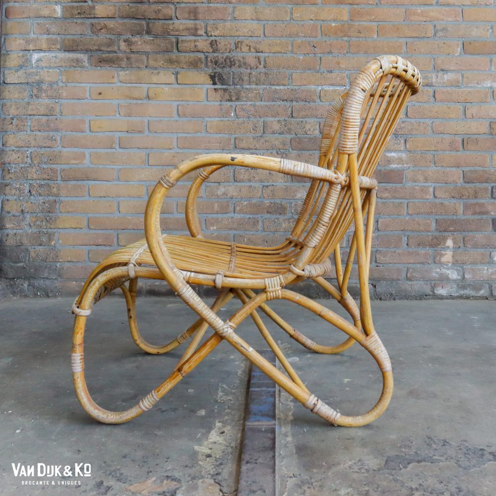 Vintage Rotan stoel