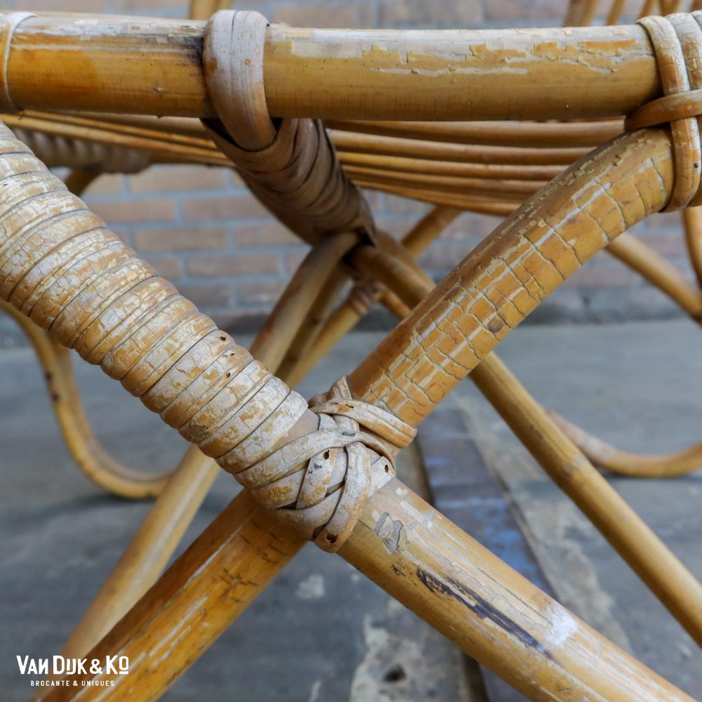 Vintage Rotan stoel - Afbeelding 8