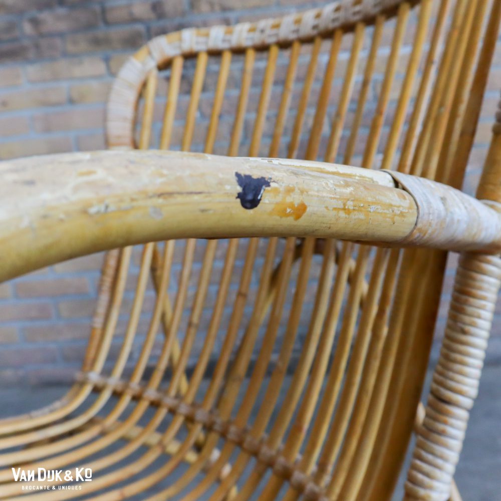 Vintage Rotan stoel - Afbeelding 7