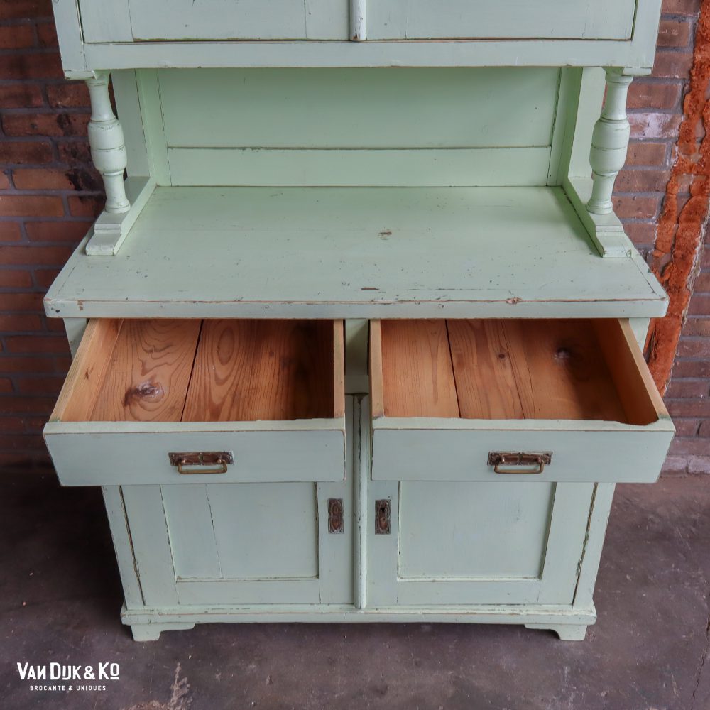 Mintgroene buffetkast - Afbeelding 3