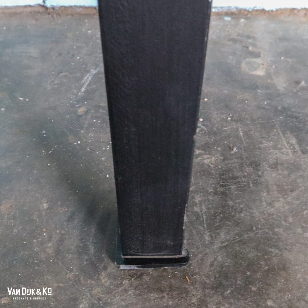 Houten wandkast op metalen frame - Afbeelding 12
