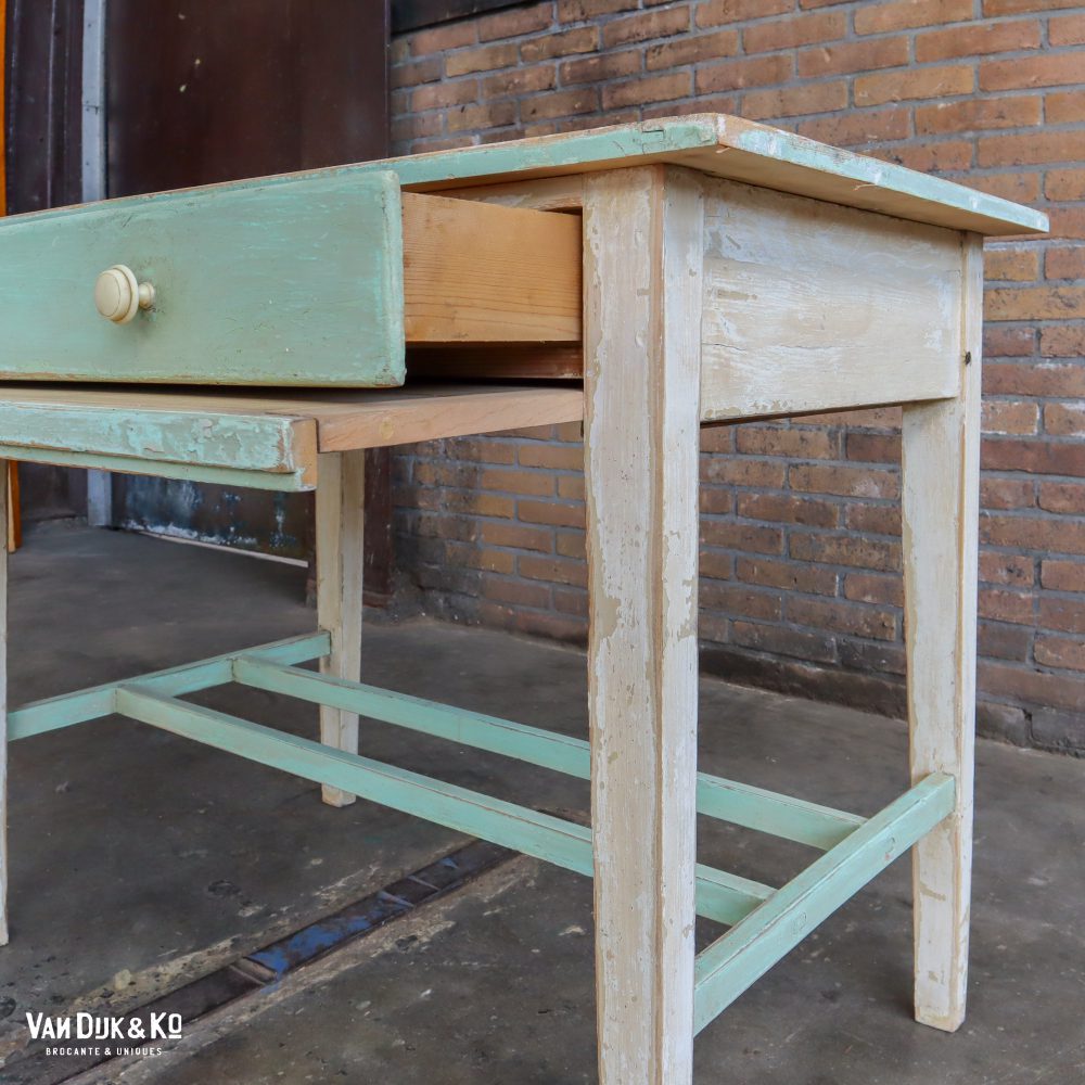 Houten tafel met uitschuifbare plank - Afbeelding 6