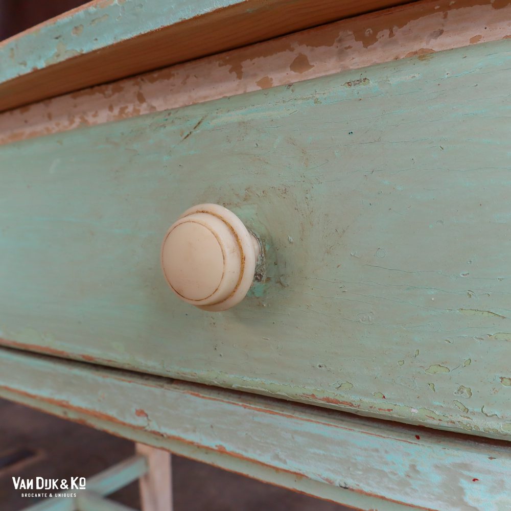 Houten tafel met uitschuifbare plank - Afbeelding 8