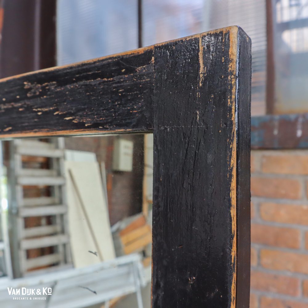 Brocante zwarte kaptafel - Afbeelding 8